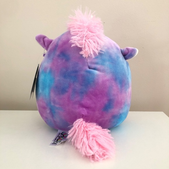 NWT Squishmallow Aurora 8" Blue + Purple Tie Dye Unicorn from 2020! - Picture 2 of 7